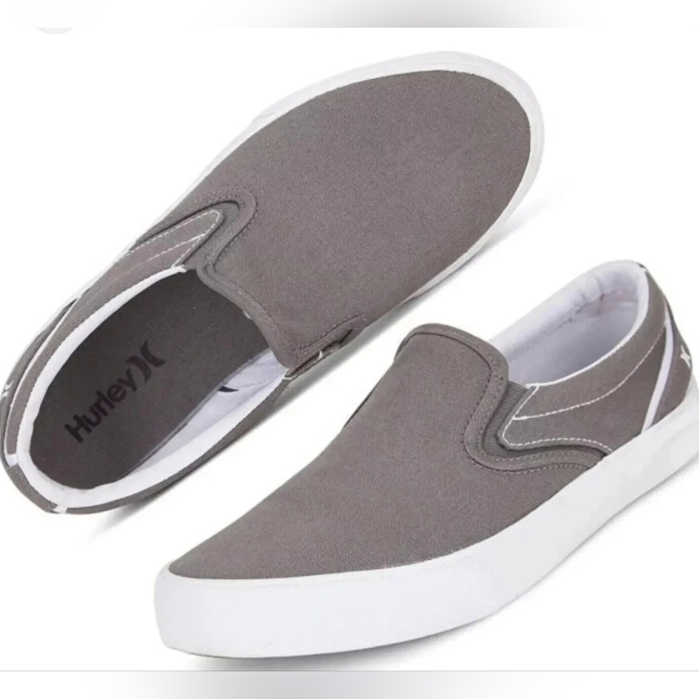 Hurley Men's Arli Slip On Canvas Shoes Size 9.5 NEW